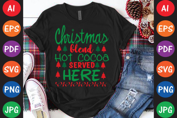 Christmas Blend Hot Cocoa Served Here for Crafts