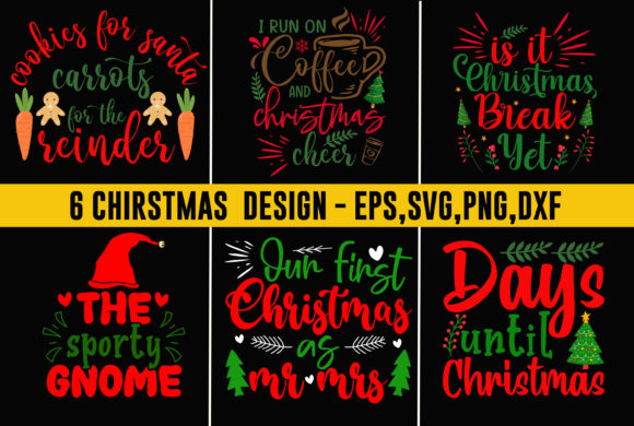 Christmas T-Shirt Design Bundle 4 for T-Shirt Designs
