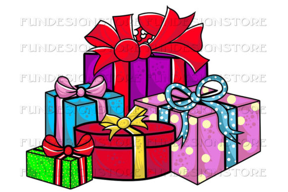 Christmas, Thanksgiving, Presents PNG Illustrations for Content Publishing