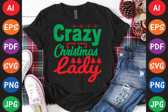 Crazy Christmas Lady Crafts for Local Business Branding