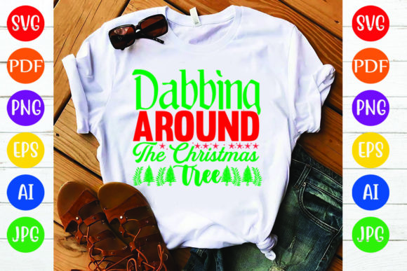 Dabbing Around the Christmas Tree Crafts