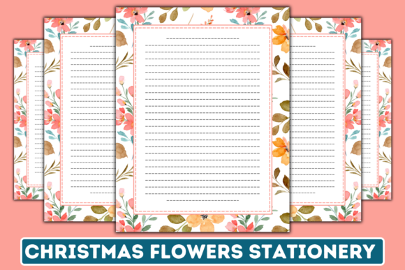 KDP Interior Christmas Stationery Papers Freebies
