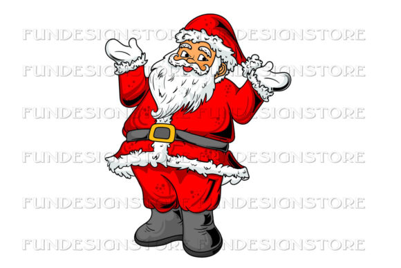 Santa Clous Christmas Embroidery Design